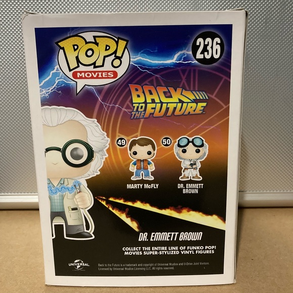 DR. Emmet Back to the Future Funkopop #236 - Picture 2 of 5